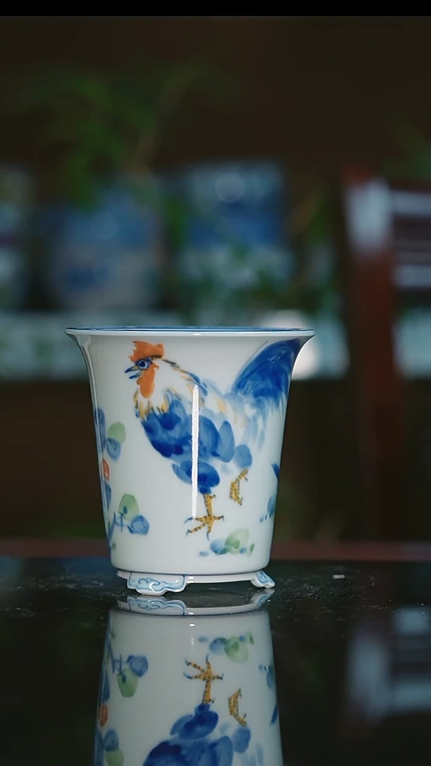 【闪购商品】手绘陶瓷内口7高9深