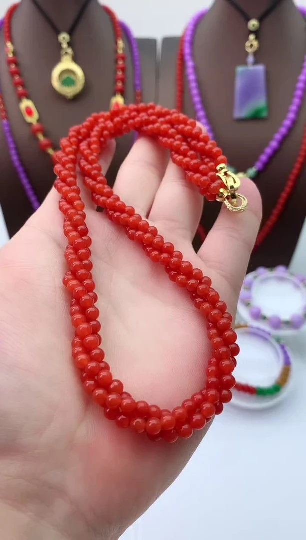 【闪购商品】翡翠颈饰14K金镶嵌D236项链