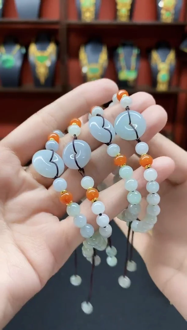 颈饰未镶嵌翡翠手串多样性发一