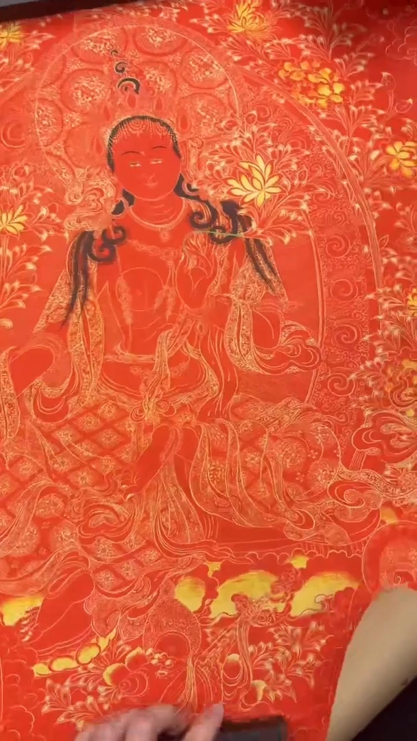 装裱画唐卡藏艺阁高端绘画作品TK16004