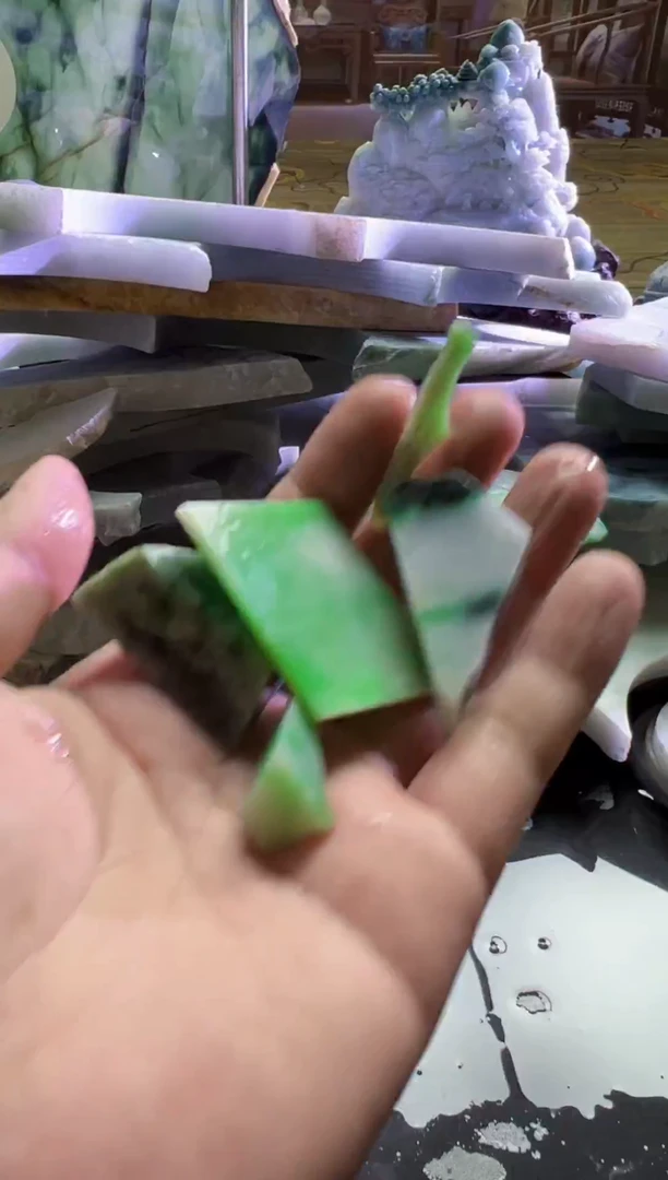 未镶嵌挂件翡翠天然缅甸翡翠A货