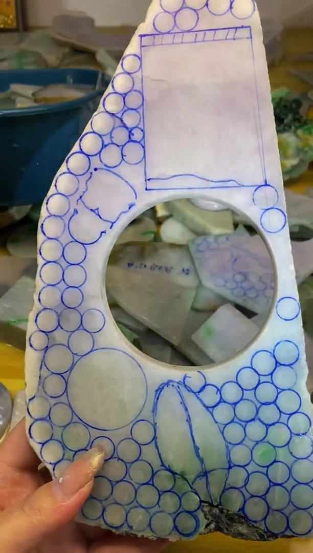 散珠翡翠天然缅甸翡翠A货982