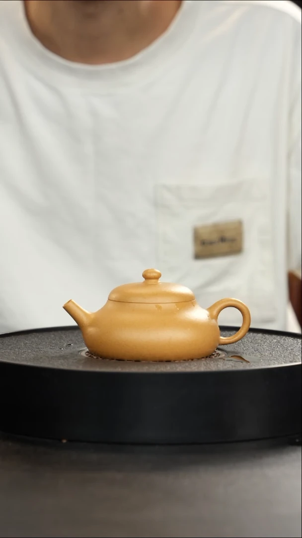 茶壶紫砂老宕口天花板黄金段静乐微微瑕大漏