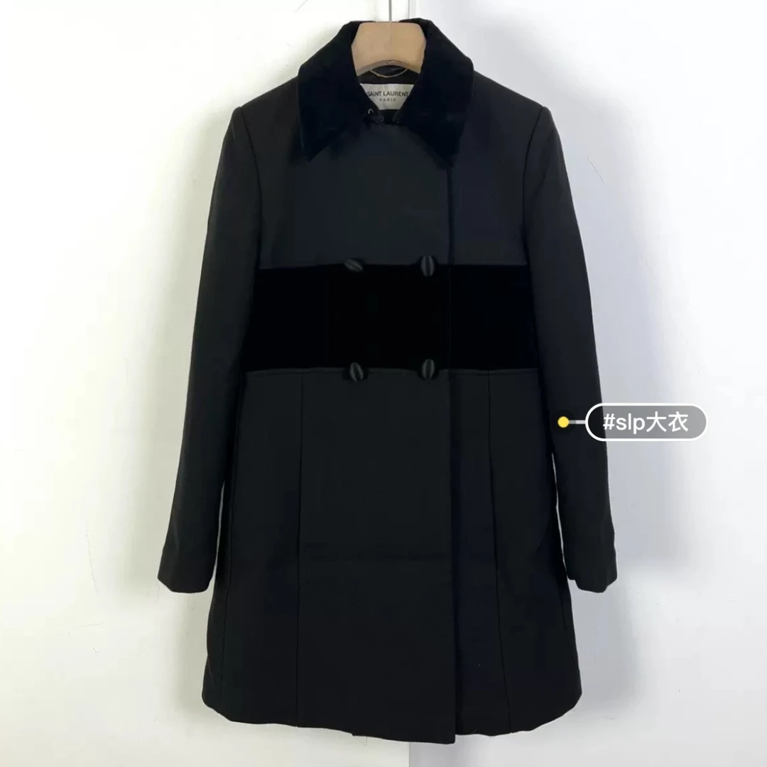 99新 YSL/圣罗兰 双双臻选/圣罗兰大衣/kk00106/40码