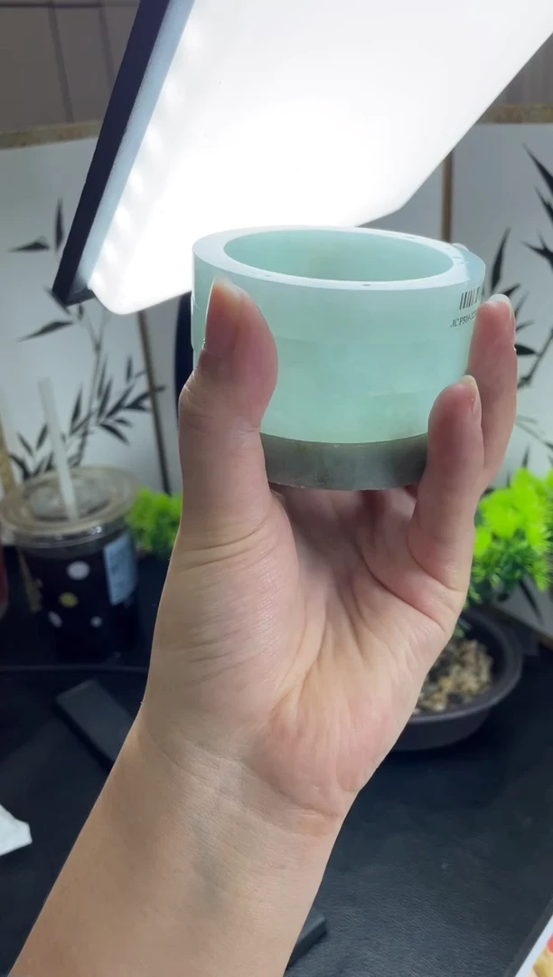 未镶嵌手镯定制翡翠【琉璃海】定制手镯AJC1/DZS