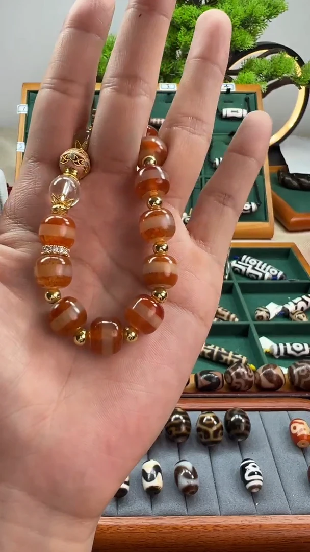 玛瑙/玉髓（覆膜）颈饰未镶嵌11.（微瑕随机发货）