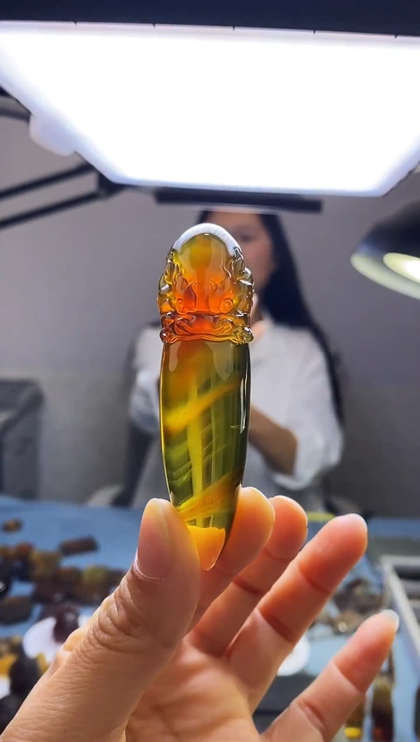 【闪购商品】琥珀颈饰未镶嵌SN4-79（龙牙）