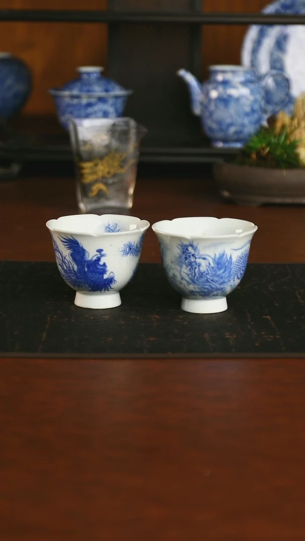 景德镇手工手绘的56