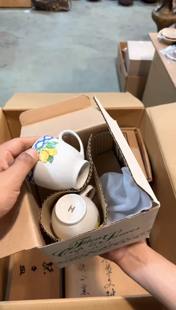 C2219中古瓷器 茶器周边/1盒