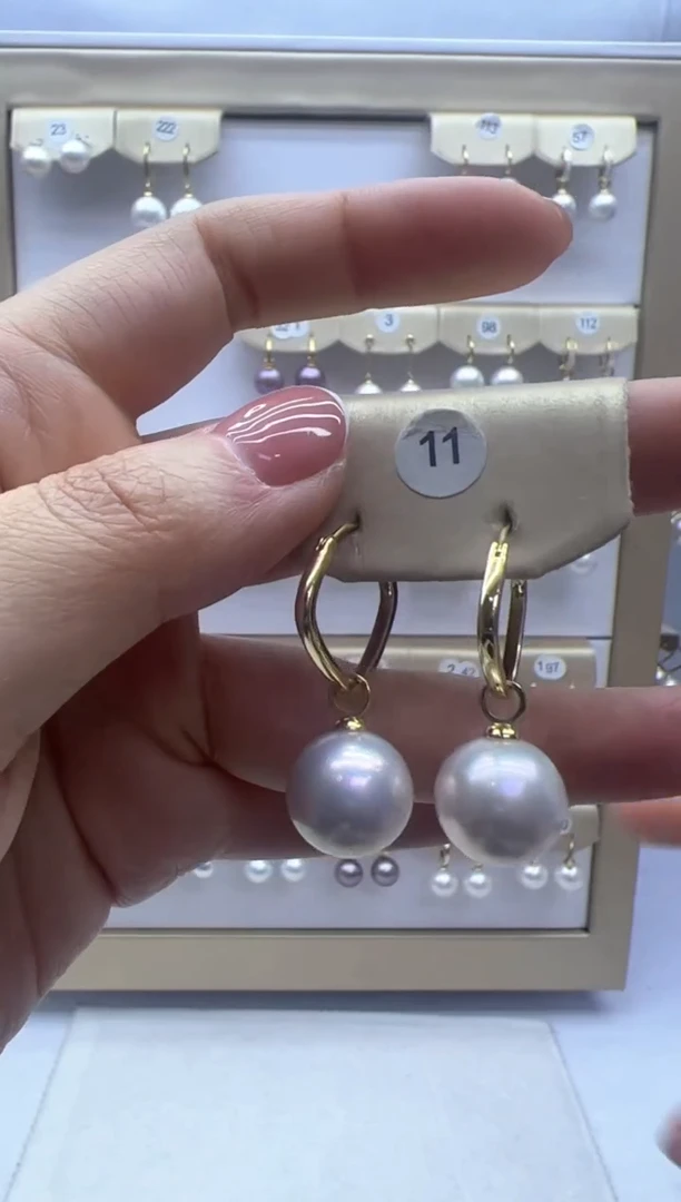 【闪购商品】淡水珍珠耳饰未镶嵌11