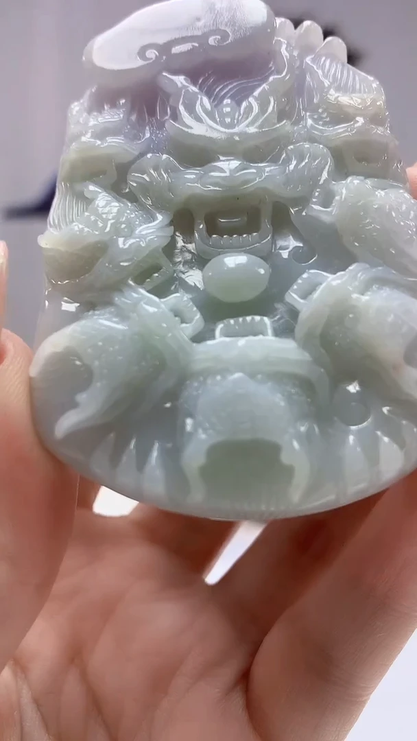 【闪购商品】定制翡翠未镶嵌4688DD-毛货挂件158