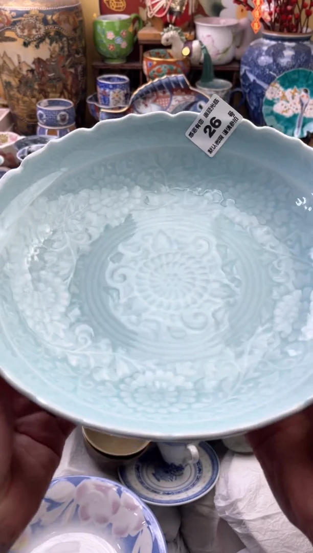 瓷片悠*26号六六工艺品瓷器