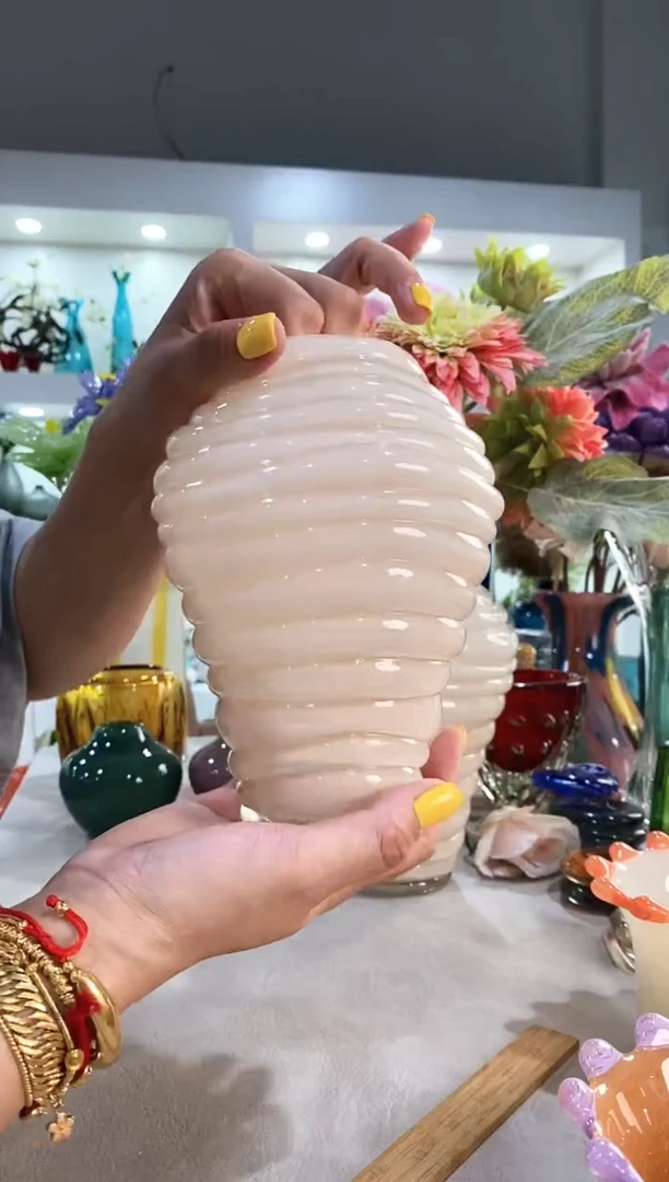 慕忆家手作琉璃花瓶小号