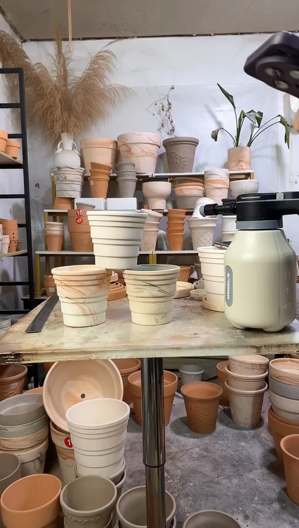 13*13竹节3色组合 3盆无托