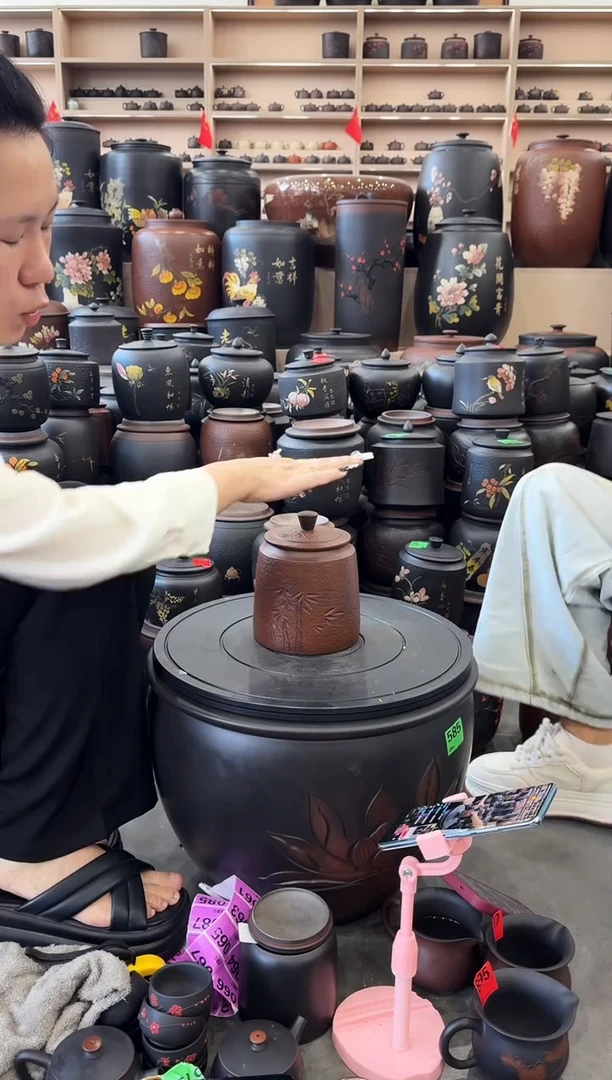 瑕疵茶叶罐 100克古铜色 940