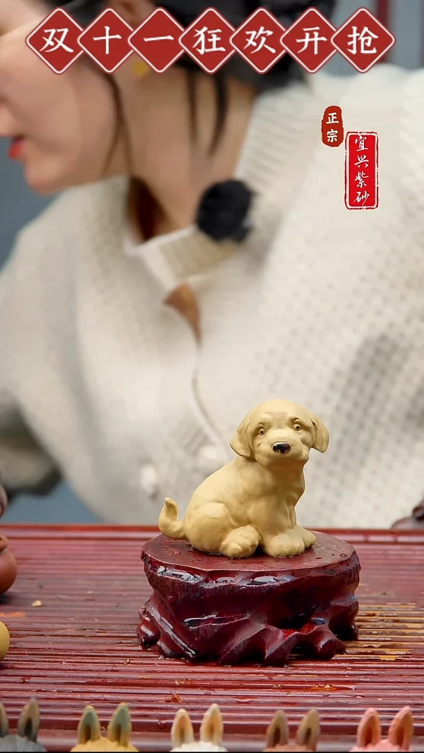 紫砂茶宠宜兴紫砂茶宠摆件