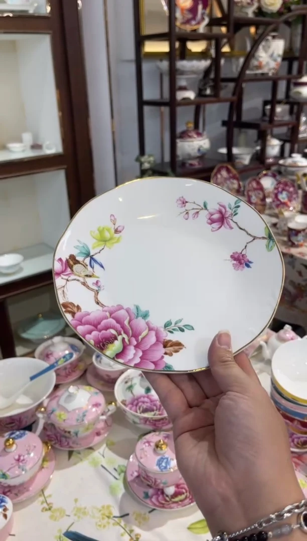 45%以上骨粉骨瓷8英寸平盘