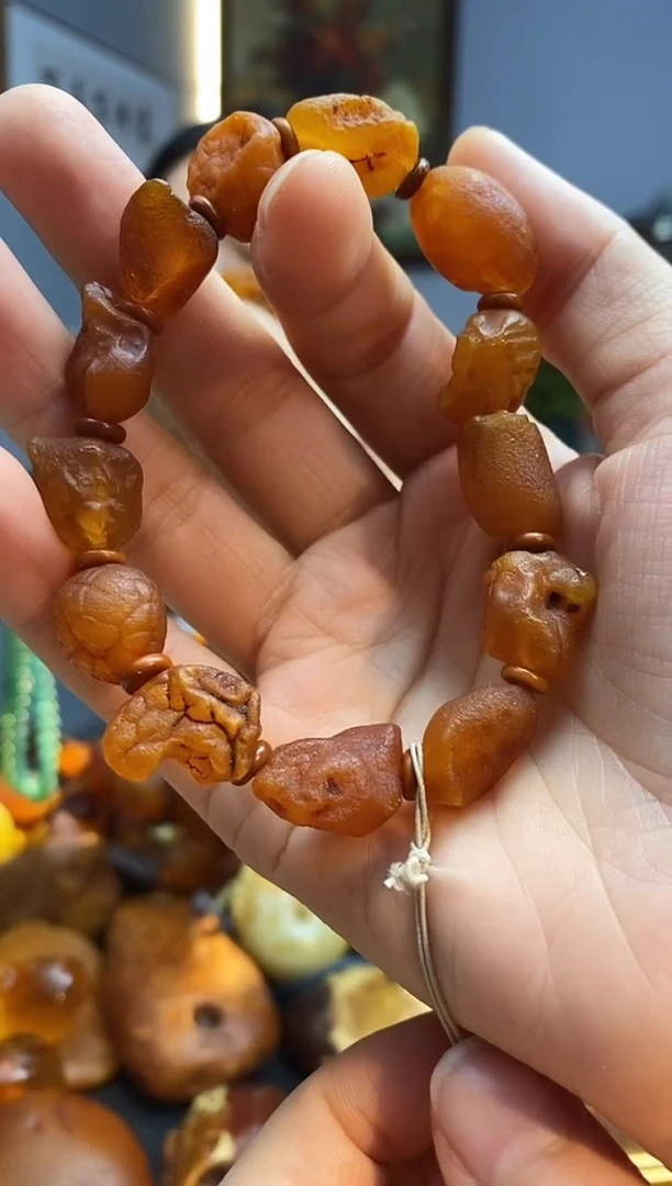 手串琥珀未镶嵌手串