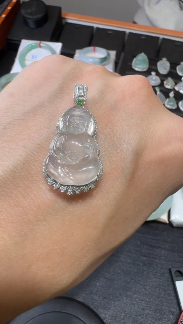 吊坠(不含链)未镶嵌翡翠XSD 宝宝观音