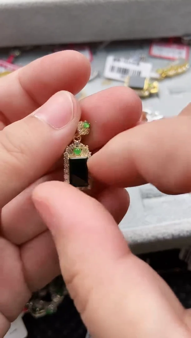 【闪购商品】翡翠戒指银S925镶嵌2222222-8