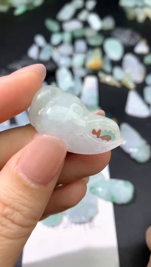 颈饰未镶嵌翡翠吊坠