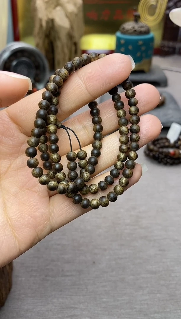 【闪购商品】沉香手串紫棋楠05*108沉水