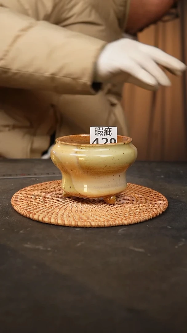 【闪购商品】瓷片429泥泥手工花盆