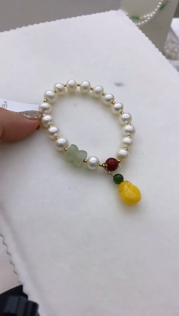 未镶嵌淡水珍珠手链101