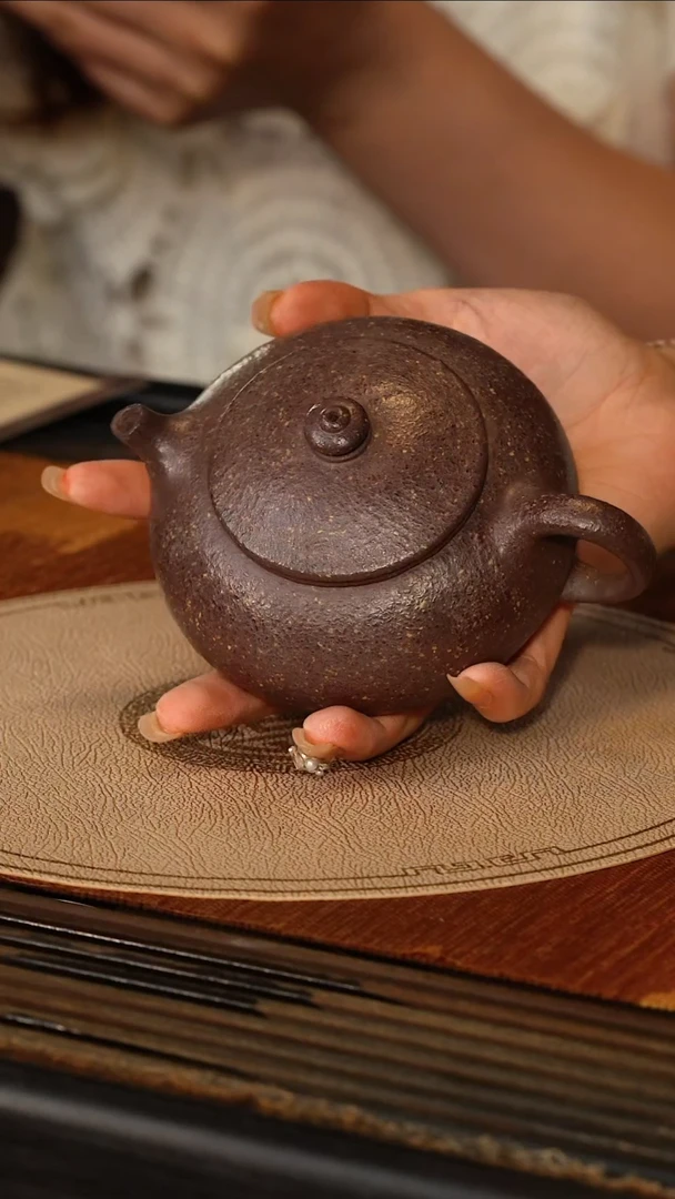 茶壶紫砂宜兴紫砂XL 雪铁砂 寒江 200cc