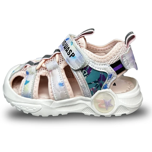 沙滩鞋包头女运动凉鞋夏季男凉鞋女童欧若假日风防滑