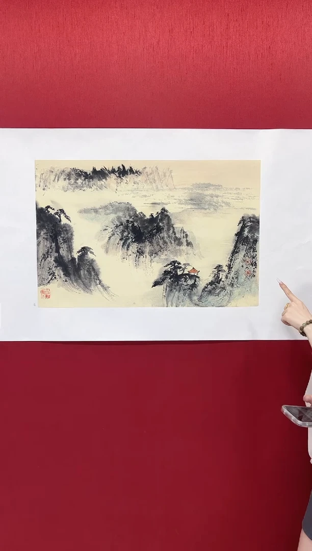 国画傅云石老师画作