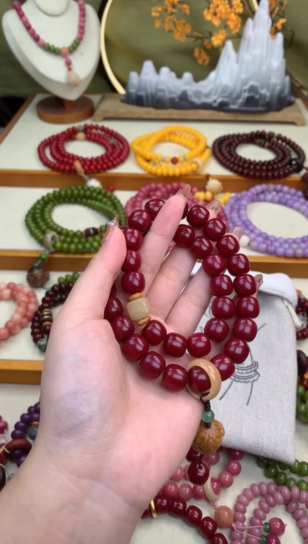【闪购商品】白玉菩提手串红双圈