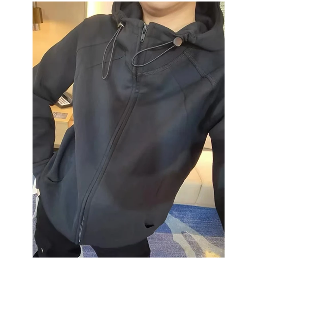 5193百搭洋气连帽抽绳款女士减龄运动休闲长袖气质时尚拉链外套
