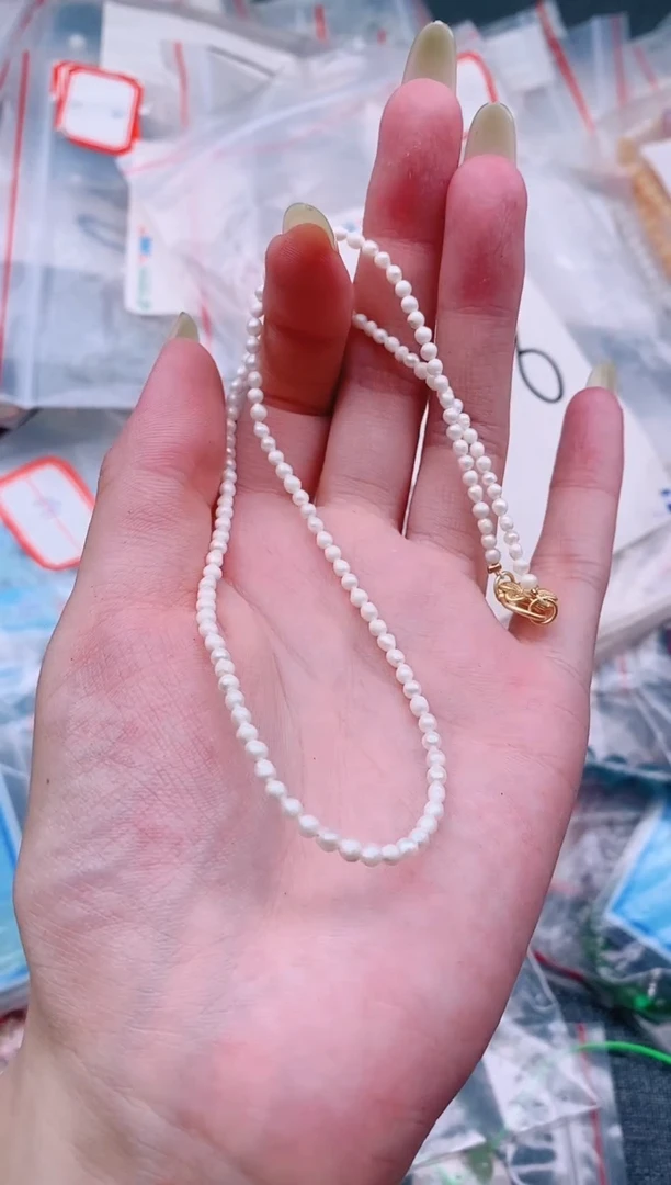 淡水珍珠未镶嵌颈饰多样性发拍一发一