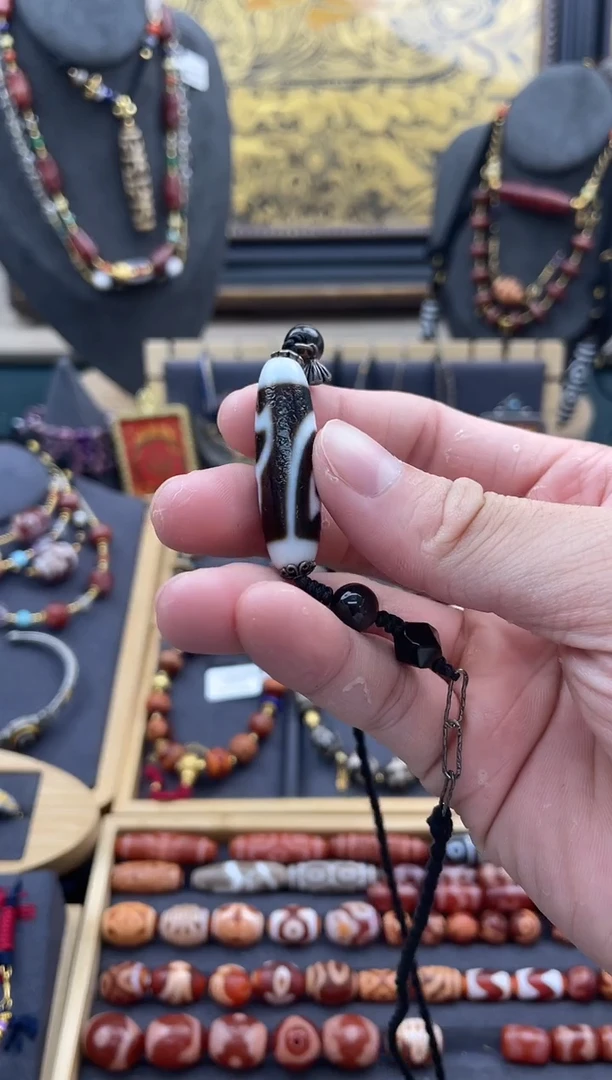 未镶嵌颈饰玛瑙/玉髓行运雪域白水莲花锁骨链