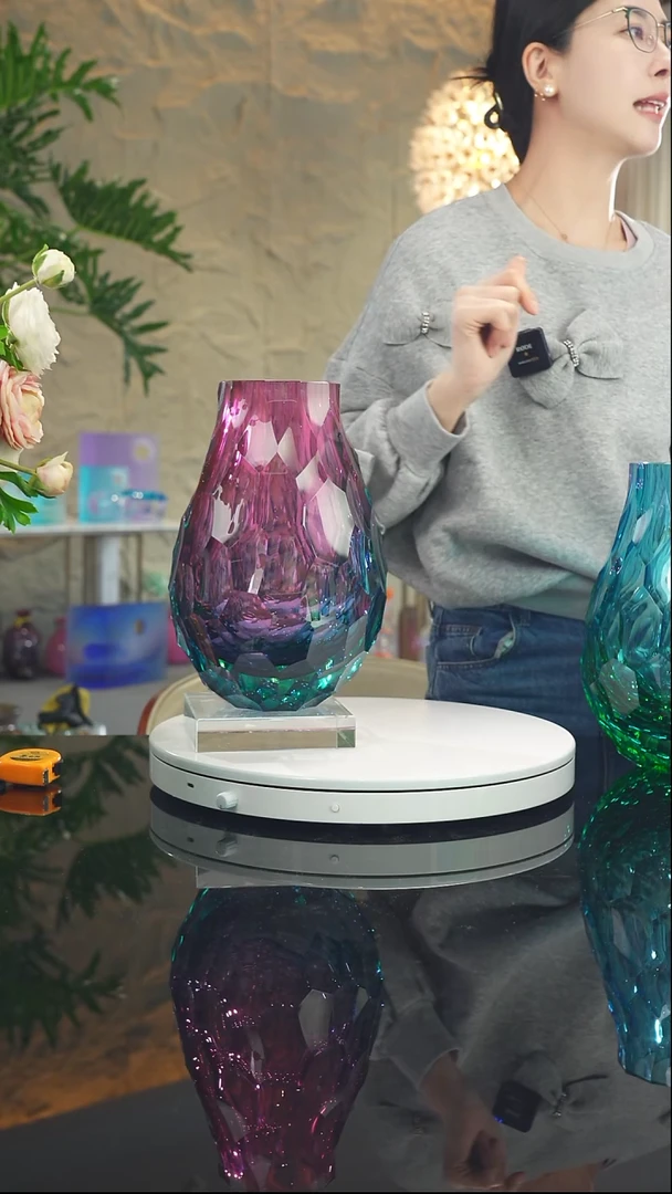 【闪购商品】瓷片设计款花瓶摆件
