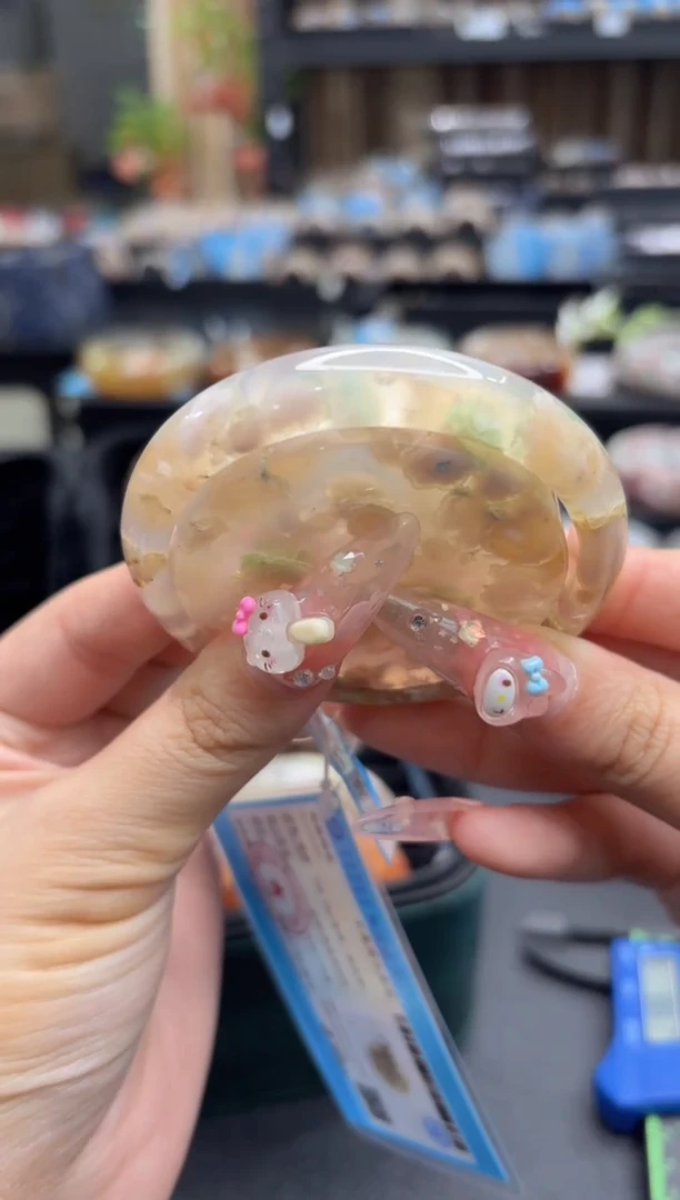 未镶嵌手镯石英质玉79(58圈赠送镯心)不退不换