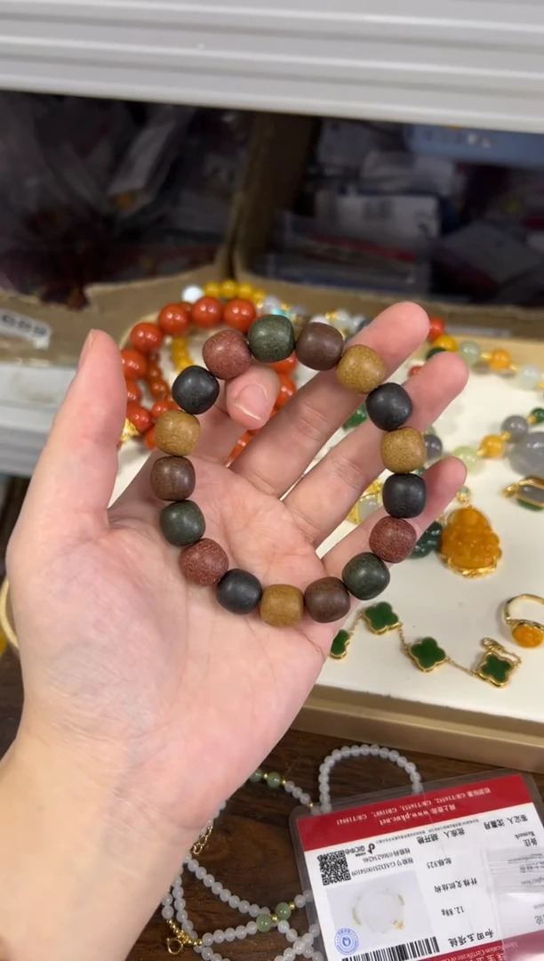 檀香木手串/手链孤品多宝檀香木桶珠手链[01]