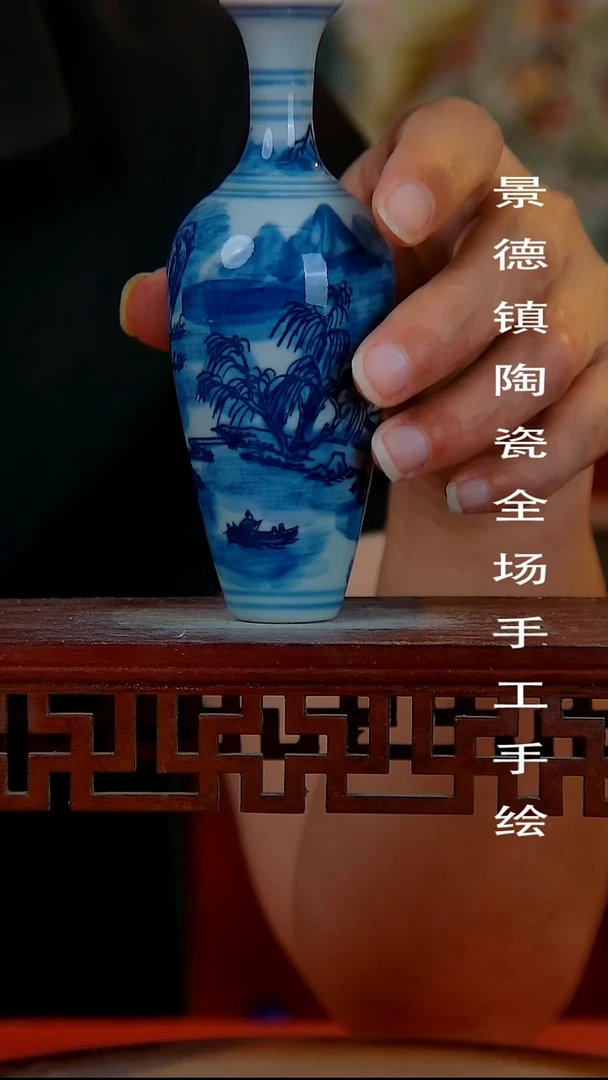摆件景德镇陶瓷 全场手工手绘