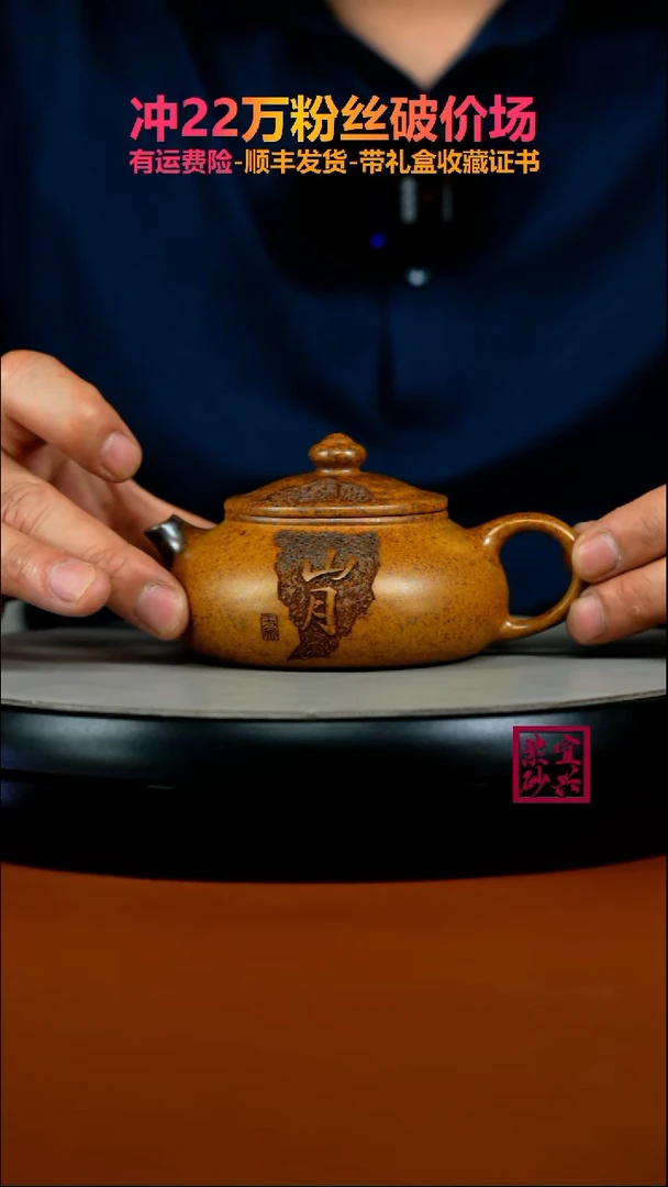 茶壶紫砂范青高温柴烧关山月寒江160CC