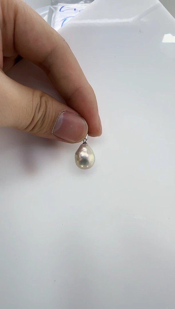【闪购商品】淡水珍珠DA银S925镶嵌b677 珍珠吊坠