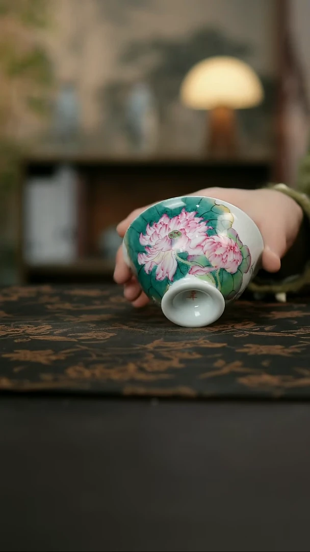 景德镇陶瓷杯碗柴烧多人