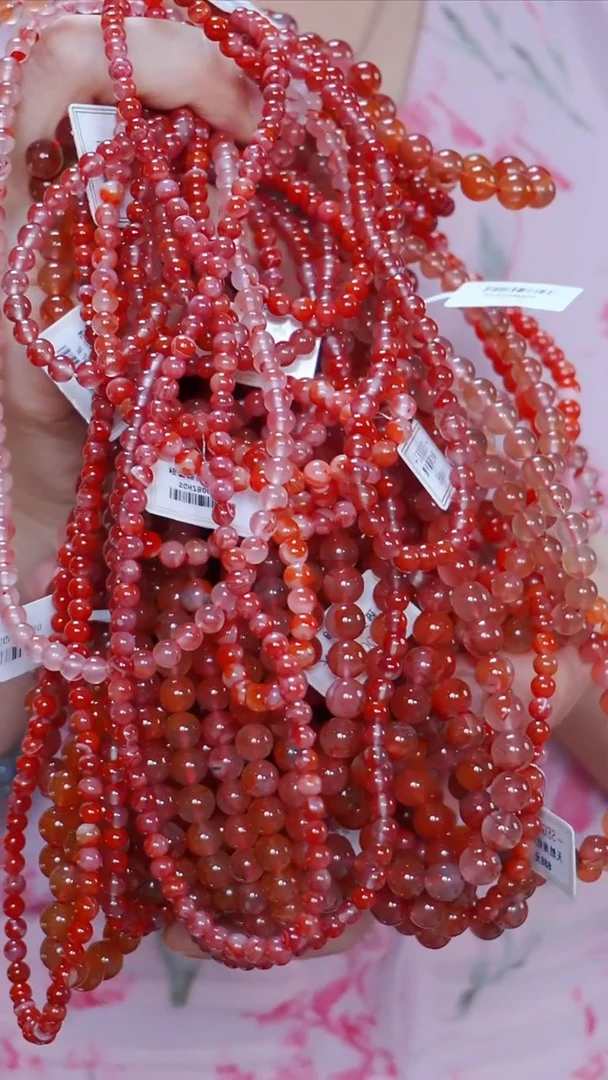手链未镶嵌南红玛瑙26【】多样性发一珠径4