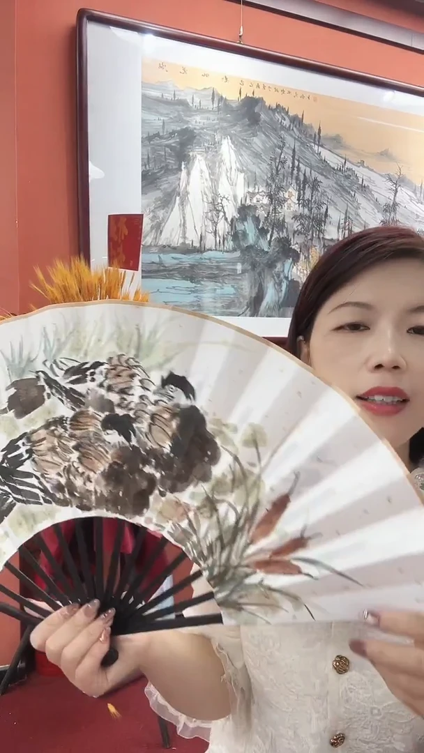 国画孟祥敏/国画/扇面