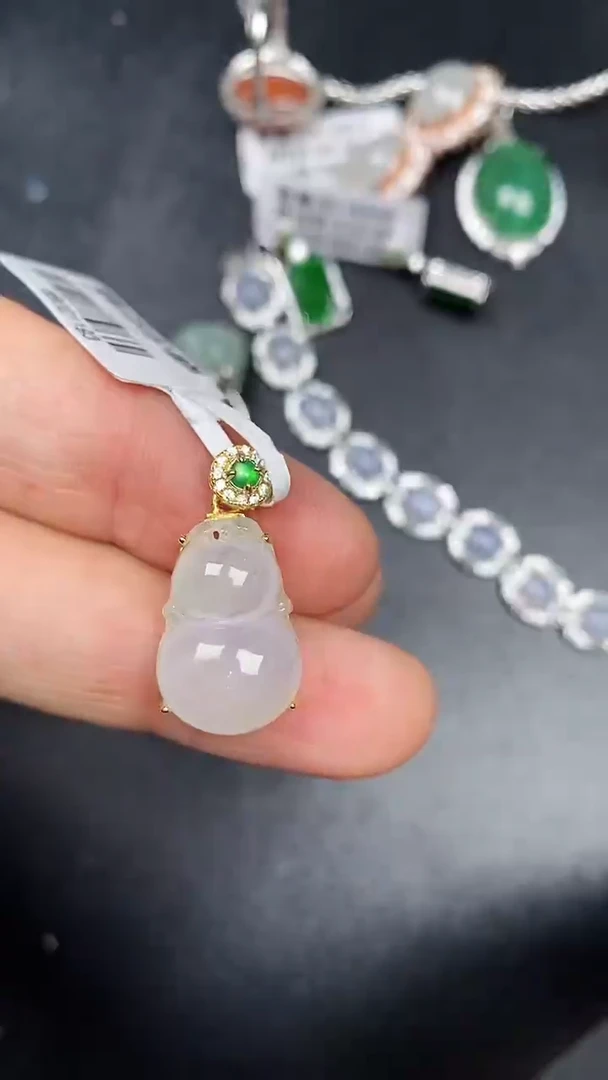 银S925镶嵌戒指翡翠3730