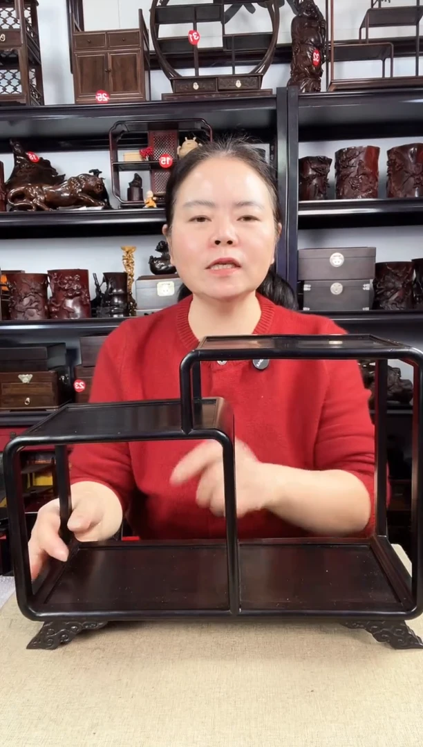 木瑕疵黑二连老李红木工艺品