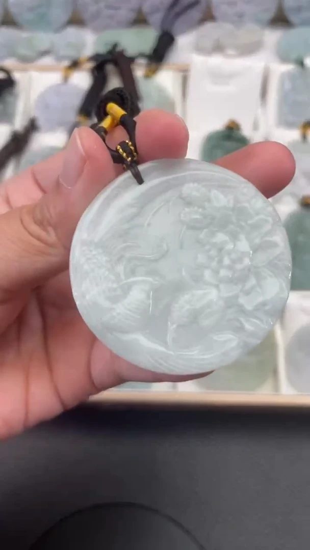 颈饰未镶嵌翡翠天然缅甸翡翠A货173