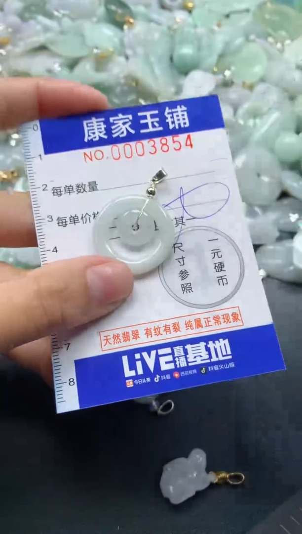 颈饰未镶嵌翡翠3854