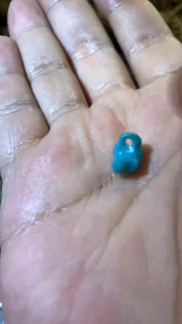 【闪购商品】绿松石颈饰未镶嵌18绿松石无相隔珠卡子