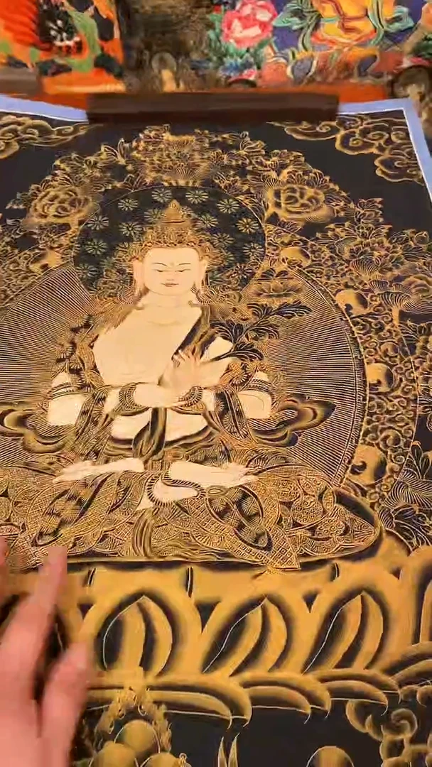 装裱画精美唐卡tk16116